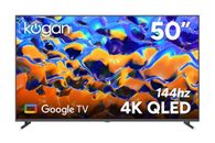 Kogan 50" QLED 4K 144Hz Smart Google TV - Q98G, 50 Inch, TVs, TV & Home Theatre