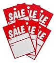 Swift Sale Card Clothing Promotional Tags Tagging Gun Labels 75 mm x 50 mm (Pack of 100)