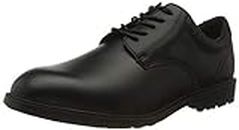 Shoes for Crews Cambridge III Comfortable Leather Work Shoes, Padded Insoles, Non-Slip Outsole, Classic Style for Office, OB E SR - for Men Black