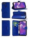 Nokia Lumia 830 Case Leather Wallet Cover [Card Slots] [Shockproof] [Magnetic Closure] Flip Wallet Cover Case for Nokia Lumia 830 / RM-983 / RM-984 / RM-1049 [Dark Blue]