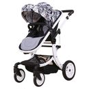 Baby Stroller 2 in 1 Baby Carriage Folded High Lands Pram Baby Travel Pushchair