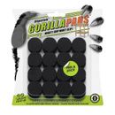 Slipstick Gorillapads Cb147 Non Slip Furniture Pads/Gripper Feet Set Of 32 Self Adhesive Floor Protectors, 1 Inch Round, Black | Wayfair CB147-32