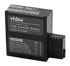 vhbw Batterie Compatible avec AEE D33, S50, S51, S70, S71 caméra vidéo (1400mAh, 3,7V, Li-ION)