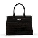 Miraggio Catalina Top Handle Women's Satchel Handbag - Black