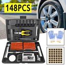 148PCS Tyre Puncture Repair Recovery Kit Heavy Duty 4WD Offroad Plugs Tubeless