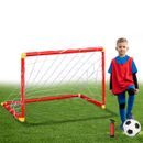 Kinder Fußball Spielset Tore Pumpball Fußball Set Spiel Sport Aktivität Outdoor Spielzeug