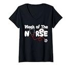 Mujer Week Of The Nurse Nursing Men Women Nurses Week Camiseta Cuello V