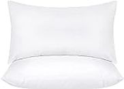 VLYSIUM 14x20 Pillow Insert - Pack of 2 Plain White Decorative Pillow for Sofa Bed, Fluffy Pillow Inserts for Throw Pillow Covers, Bed, Couch Pillows for Living Room - Plain White