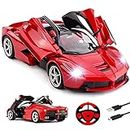 Sky Tech® Big Size Rechargeable Racing Car with Remote Control Sports Car with Openable Doors High Performance Rc Car with Led Lights for Kids Super Sports Car for Kids Speed Rc Car Toy Multicolor