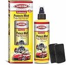 SHEEBA Protects Well All in one Polish for Leather Vinyl Plastic Rubber Surfaces (LVPR) Conditioner Restorer Protectant for Long Lasting Shine Care for Car Dashboard Interior Tyre & Exterior