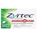 Zyrtec Rapid Acting Hayfever Allergy Relief Antihistamine Mini Tablets 10 Pack