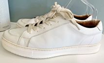 Moral Code Alec Premium Para hombres Zapatos Informales Entrenadores Talla UK 8.5 Cuero Blanco