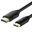Rankie Mini HDMI to HDMI Cable, High Speed Supports Ethernet 3D and Audio Return, 6 Feet