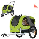 DOGGYHUT® Premium MEDIUM rimorchio per cani & jogger 2 in 1 rimorchio per bicicletta