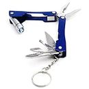 Shuttle Art 9 in 1 MultiFunctional Hand Piler Tool Keychain,Traveling Tool Micro Pliers Multi function Multi Utility Plier with Built in LED Flash Light