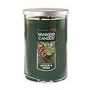 Yankee Candle Large 2-Wick Tumbler Candle, Balsam & Cedar
