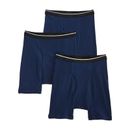 Blair Men's Knit Boxer Briefs 3-Pack - Blue - L