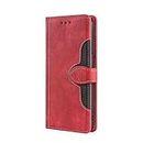 Fansipro Phone Cover Wallet Folio Case for APPLE IPHONE6S, Premium PU Leather Slim Fit Cover for IPHONE6S, 2 Card Slots, Easy Carry, Red