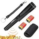 XPSGOLD Metal Detector Pinpointing ,Waterproof Pinpointer 360 Degree Search Gold&Treasure Finder with Belt Holster &LED Indicator& Buzzer Vibration, for Adults and Kids(Black)