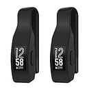 EEweca 2-Pack Clip for Fitbit Inspire or Inspire HR Holder Accessory, Black