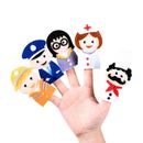 New Kids DIY- First Sewing Kit Craft Occupations Finger Puppets Set of 5 