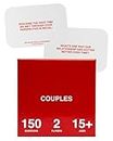Couples Edition di We're Not Really Strangers Un gioco di carte per adulti conversazionale per coppie per rafforzare la loro relazione, 150 Domande e caratteri jolly per un appuntamento notturno