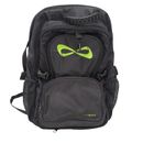 Nfinity Cheer Bag Black Nylon Cheerleading Backpack with Zip Off Purse