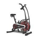 Costway Upright Air Bike with Unlimited Resistance-Black