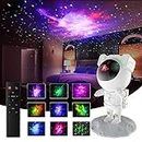 Kids Star Projector Galaxy Night Light with Timer, Christmas Astronaut Space Buddy Projector for Bedroom,Ceiling, Decor Planetarium Ambiance Gift, 360° Adjustable Starry Sky