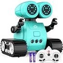 Hamourd Robot Toys - Kids Toys Rechargeable RC Robots with Gesture Sensing, Walkie-Talkie, Flexible Head & Arms, Programming Motion, Dance Moves, Music, Shining LED Eyes, Girls Boys Toys Birthday