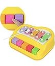 Toy Imagine™ 2 in 1 Multicolor 5 Key in Clear & Crisp Tones|Piano & Xylophone .NonToxic,Non-Battery,Educational Musical Instruments Toyset for Kids,Toddlers,Boys & Girls with 2 Mallets
