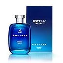 Ustraa Base Camp Cologne - 100 ml - Perfume for Men | Cool, Crisp Fragrance of the Mountains | Long-lasting | Zingy, Aquatic Notes with Fresh Masculine Fragrance