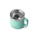 YETI Rambler 14 oz Stackable Mug, Vacuum Insulated, Stainless Steel with MagSlider Lid, Seafoam