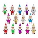 JHBEMAXS Mini Elf Baby Twins Tiny Elves Mate Set Shining Kindness Kid Craft Babies Doll Toy Shelf Decoration Accessories Gift for Girl Boy Kid Adult (Pack of 14 Pieces)