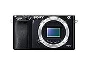 Sony A6000 - Cuerpo de cámara EVIL de 24 Mp (enfoque automático híbrido rápidovídeo Full HD, WiFi), negro