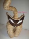Muse Cat New Creation Real Fur Mink Cat Decorative Cat Real Fur Real Leather
