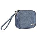 NF&E Durable Travel Organizer Handheld Case Bag For Nintendo 2Ds Console And Accessories Blue