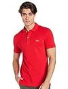 Lacoste Men's Slim Fit Polo, Red, Small