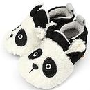 Baby Boys Girls Adjustable Slipper Shoes Moccasins Anti-Slip Soft Sole Warm Winter Crib Booties Shoes