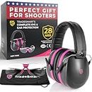 TradeSmart High-Performance Earmuffs for Shooting Range & Shooting Eye Protection Glasses + Firearm Confidence Course Included
