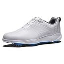 FootJoy Men's Ecomfort Golf Shoe, White/White, 9