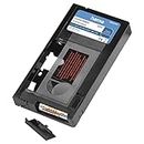 Hama VHS-C/VHS Cassette Adapter '00044704' (VHS-C/VHS Video Converter, Cassette adaptador motorizado, 6 mm) Negro