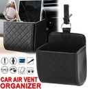 Car Storage Box Air Vent Phone Holder Pouch Car Storage Organiser Portable Bag