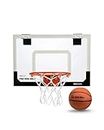 SKLZ Pro Mini Basketball Hoop W/ Ball. 18”x12” Shatterproof Backboard.