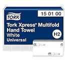 Tork Xpress Multifold Paper Hand Towels 150100 - H2 Universal Folded Hand Towels for Commercial Dispensers - Economic, 1-Ply, White - 21 x 230 Sheets