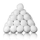 Supoice 30 Pack Snow Fight Balls 3 Inch Large Size Christmas & Winter Holiday Realistic Fake Snow Toys for Indoor & Outdoor Snow Fight & Toss Game