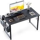 ODK Computer Desk Home Office Desk, Modern Writing Table, Simple Style PC Table with Storage Bag and Headphone Hook,100 * 48cm
