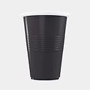 20 Black, Reusable Black Pong Cups | Party Cups | Multipurpose | Eco-Friendly | 16oz | Holi | New Year | Bachelor | Halloween | Adults Parties and Games | Black Pong Glasses |