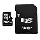 dekoelektropunktde 512GB MicroSDXC Speicherkarte mit Adapter Class 10 kompatibel für Samsung L210 WB150F PL100 ST65
