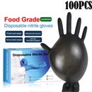 100 un. guantes de nitrilo desechables para reparación automotriz de alimentos químicos mecánicos